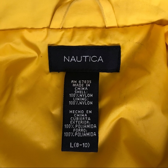 Nautica Boys Navy Jacket size large 8-10 - Picture 4 of 9